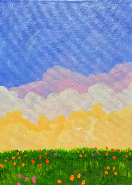 Wildflowers at Sunset