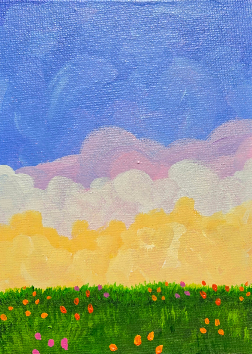 Wildflowers at Sunset